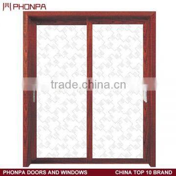 Construction building sliding doors, aluminum sliding doors, powder coated sliding doors