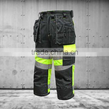 Mens High visibility workwear trousers