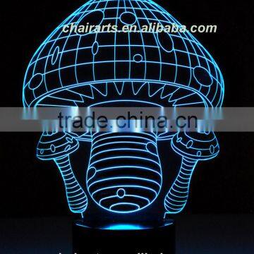 New Remote Control 3d Led Illusion lamp