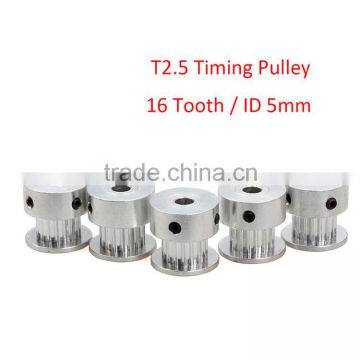3D Printer Part T2.5 Timing Pulley Aluminum Gears T2.5 Synchronous Pulley Jewelry 3D Printer