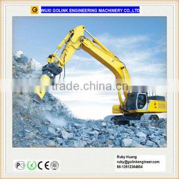 easy installation excavator hydraulic vibro rock hammer