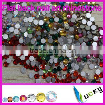 2014 New cristal factory price flat back non hot fix rhinestones mix color nails art crystal strass beads for DIY                        
                                                Quality Choice