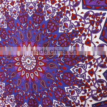 Bed Sheet Psychedelic Star Mandala Tapestry Wall Hanging Twin Bedspread Indian Manufacturing Wholesale Tapestry Supplier photo-4