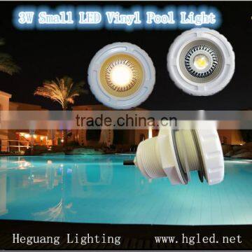 IP68 New plastic body 3W Small LED vinyl pool light