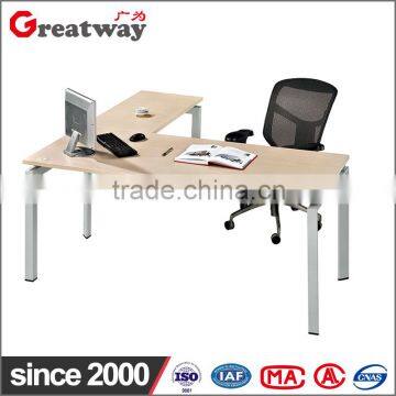 l shaped single computer boss office table desk