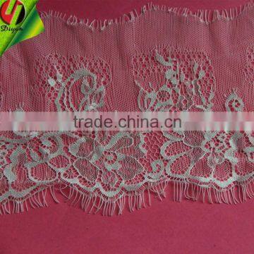 White Eyelash Nylon Lace For Clothes