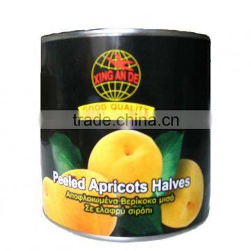 canned apricots