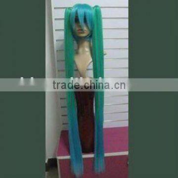 Long straight blue color sailor moon hot lace front cosplay wig