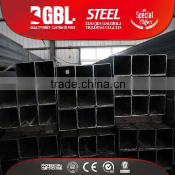 Carbon square steel pipe ERW steel pipe black tube mild steel made in china