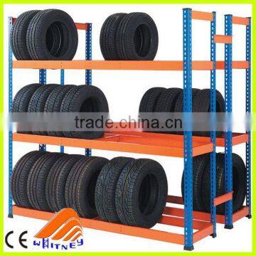 tyres storage shelves, storage tire rack, tire display racks