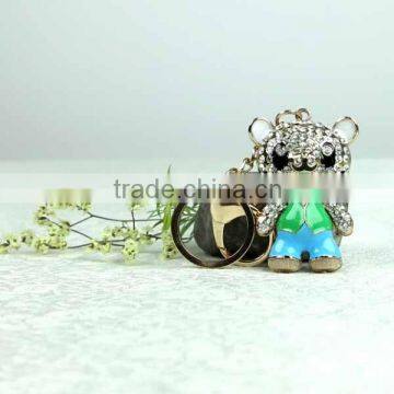 Fashion Metal Alloy Teddy bear Keychain