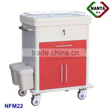 NFM22 Quality cheap nurse station emergency trolley