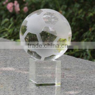 crystal ball wholesale , crystal soccer for home decoration gifts