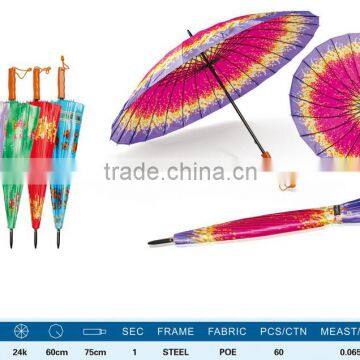 16 ribs clear plastic umbrella umbrella ,make japanese oil paper straight umbrell