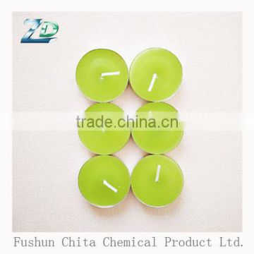 Alibaba candle making factory 10pcs/box colored scented mini tealight candle