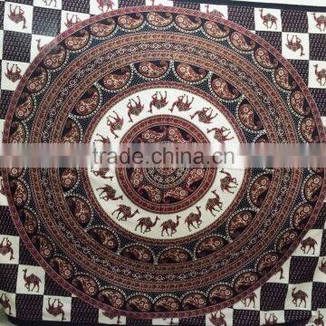 Indian Wall Hanging Animal Print Camel Print Hippie Mandala Tapestry Bohemian Bedspread Ethnic Decoration