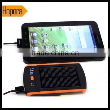 6000mAh Portable Solar Power Bank Battery For Mobile Phone