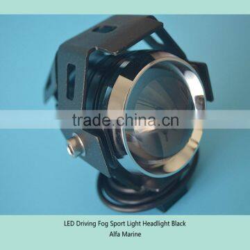 Motorcycle LED Driving Fog Sport Light Headlight Black photo-2