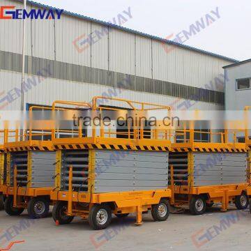 18m manual scissor lift table for aerial work