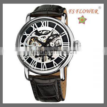 Cheap Chinese Mechanical Watch Movement Classical Men Skeleton Watch