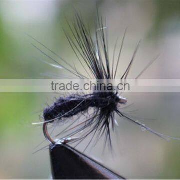 Black widow Spider Flies Dry Fly Fishing Lures