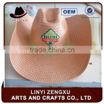 10 years experience promotional mens boater straw hat