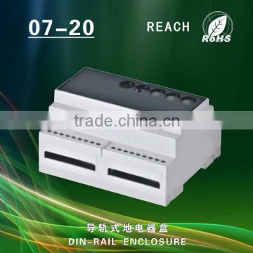 Guide rail electric appliance shell clamping rail type module box controller shell plastic shell detector plastic shell