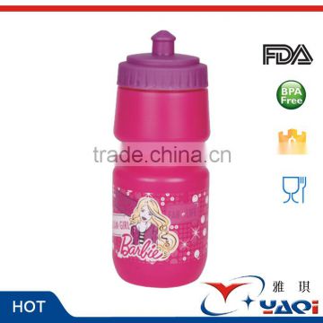 100% Food Grade Material 500ml Children Bottle With Straw