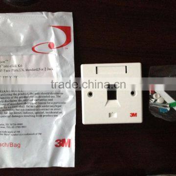 Latest Network Cat6 One Port, Dual Port Face Plate/RJ45 Faceplate photo-6