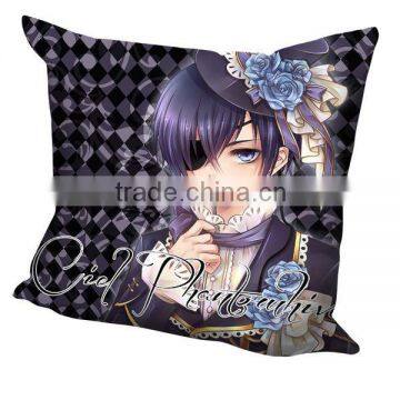 New Kuroshitsuji Anime Dakimakura 40cm x 40cm Square Pillow Cover SPC204