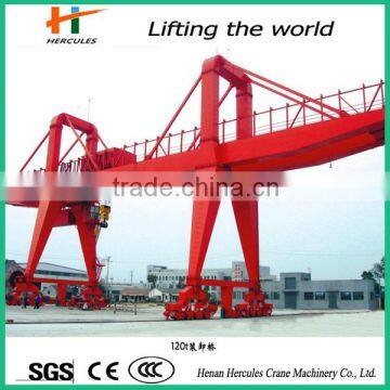 Heavy Duty Double Girder Travelling Gantry Crane for Store Yard