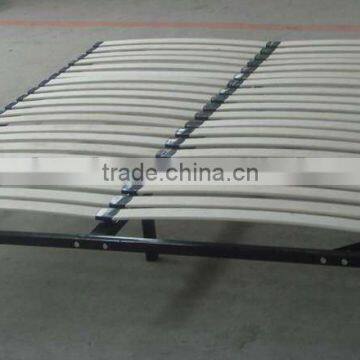 Strong metal slatted bed base