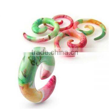 newest china factory ear hook jewelry ear spiral jewelry ear ring