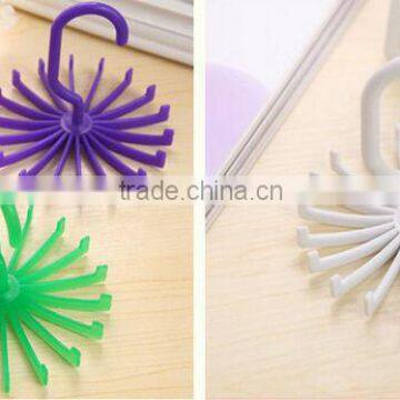 Rotating Twirl Tie Rack Adjustable Tie Belt Scarf Hanger Holder photo-4