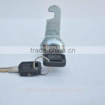 Zinc alloy file cabinet lock stainless steel finish blade cam lock