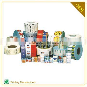 OEM Mini Size Custom 10ML Bottle Labels With Glossy Lamination Factory