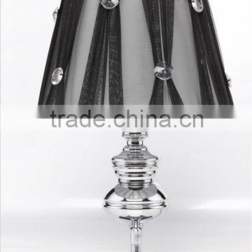 black crystal table lamp