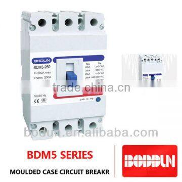 BDM5 3P 250A MOULDED CASE CIRCUIT BREAKER