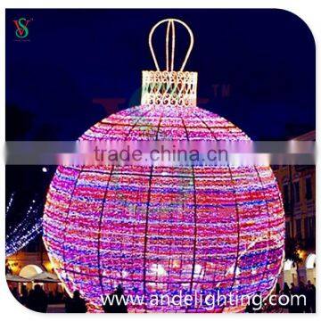 Giant 3D Arch Ball Shape Outdoor Christmas Decoration Motif Light photo-2