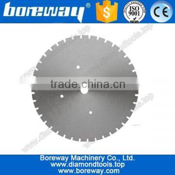 laser cutting diamond saw blade metal body