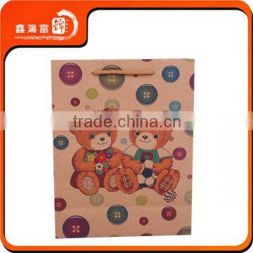 2016 XHFJ Popular Garment Shopping Paper Bag Design in Craft Paper photo-4