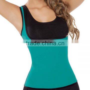 Amazon Hot selling Wholesale slimming training zipper neoprene waist corset vest