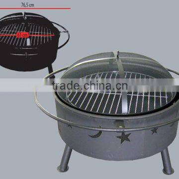 Fire pit Large cooking area bbq pit charcoal grill KY182