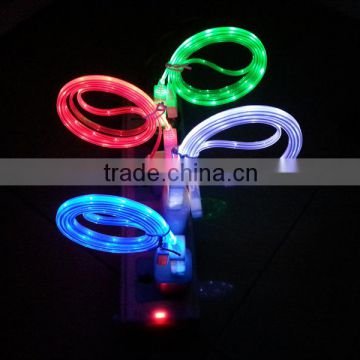 LED usb Line, USB line with Glow in night. V8,I4,I5 LED usb date