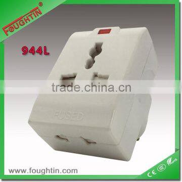 13A Multi Socket Adaptor With Light and Fuse Travel Adaptor Socket photo-2