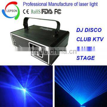 single blue 1W dance laser beam stage light good for costume ball