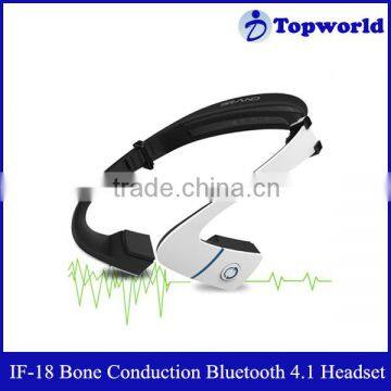 Wholesale Noise Reduction High Definition Music Sweat Proof IF-18 Stereo Bone Conduction Bluetooth Headset