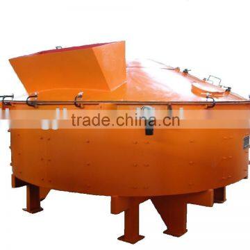 Heavy duty concrete pan mixer