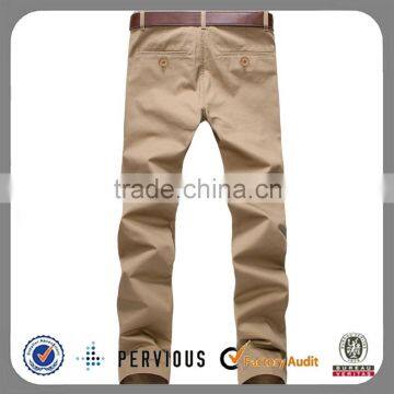 Wholeasle Cotton Twill Casual Pants Slim Fit Cotton Chino Pants for Men photo-3
