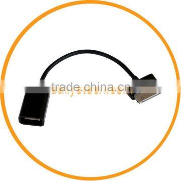 USB OTG Host Female Cable Adapter for Samsung Galaxy Tab 10.1 8.9 7.7 P7500 P7300 Black